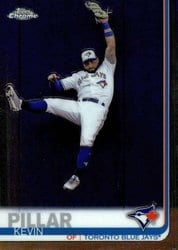 2019 Topps Chrome Base Set Kevin Pillar #137 card