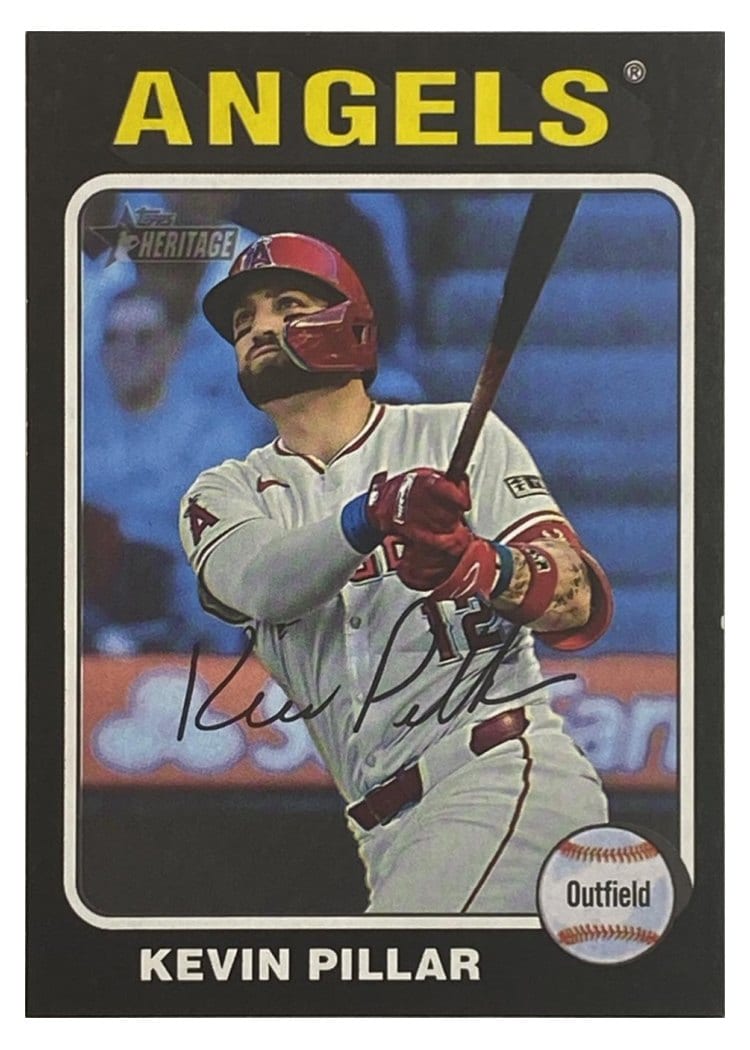 2024 Topps Heritage Base Set Kevin Pillar #561 card