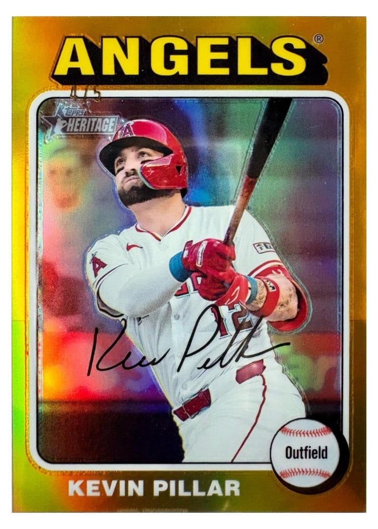 2024 Topps Heritage Base Set Kevin Pillar #561 card