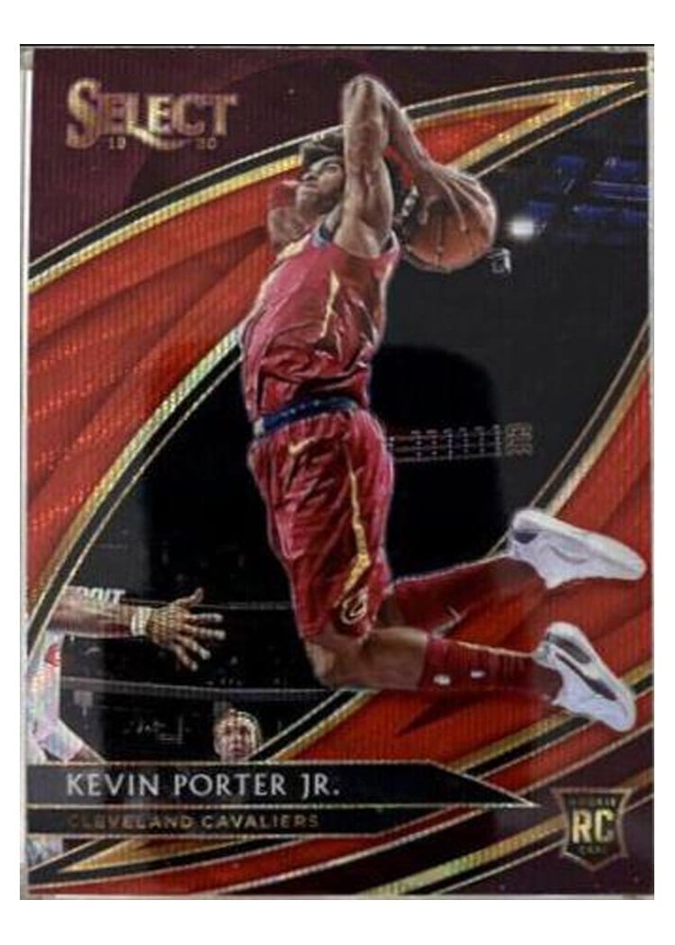 2019-20 Panini Select Base Set Kevin Porter Jr. Red Wave #211 card