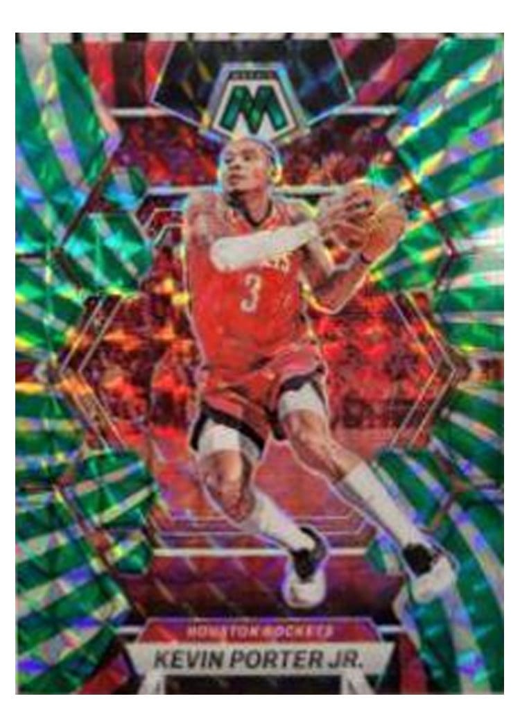 2022-23 Panini Mosaic Base Set Kevin Porter Jr Green Swirl #133 card