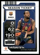 2025-26 Panini Contenders EuroLeague Base Season Ticket Kevin Punter #23 card
