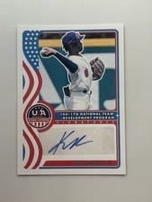 2025 Panini Stars & Stripes 16U/17U National Team Signatures Kevin Roberts Jr. #NTS-KRJ card