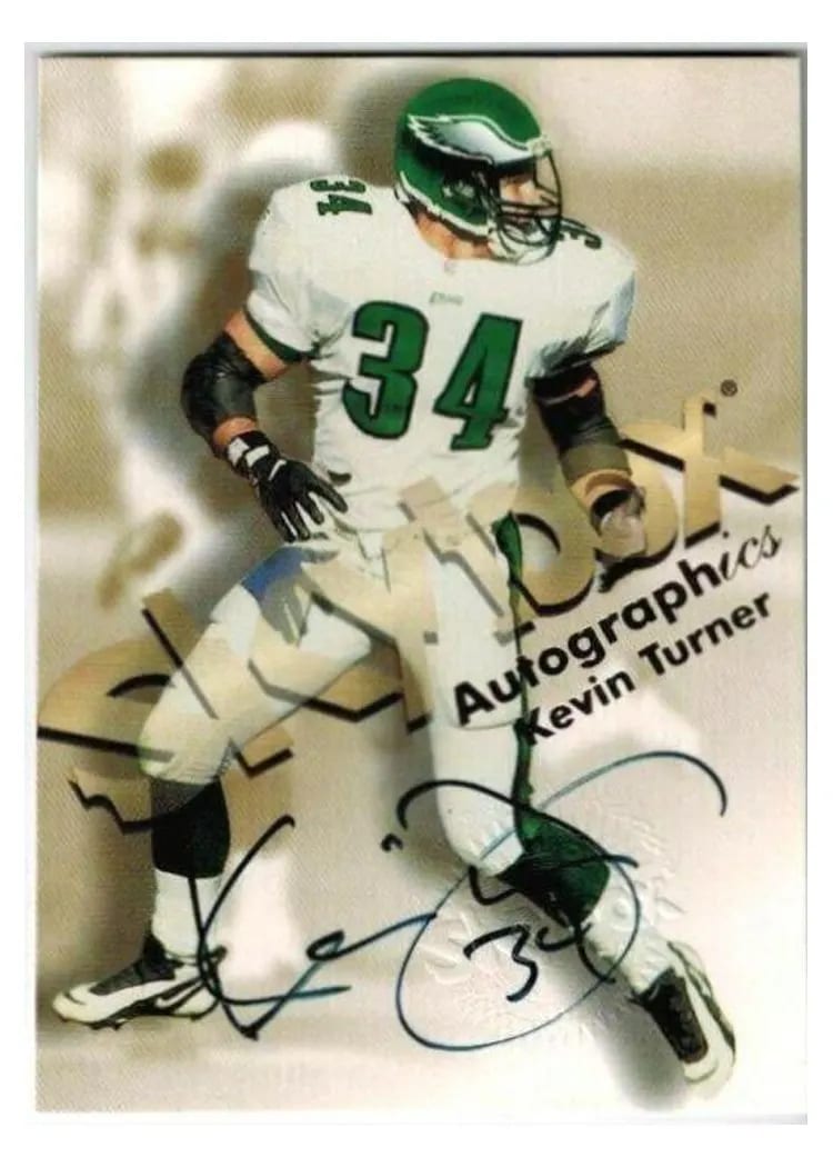1998 Skybox Premium Autographics Kevin Turner card