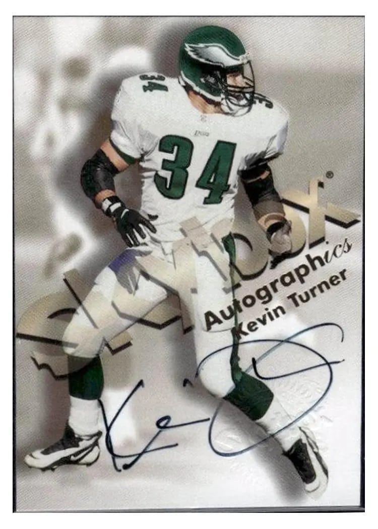 1998 Skybox Premium Autographics Kevin Turner card
