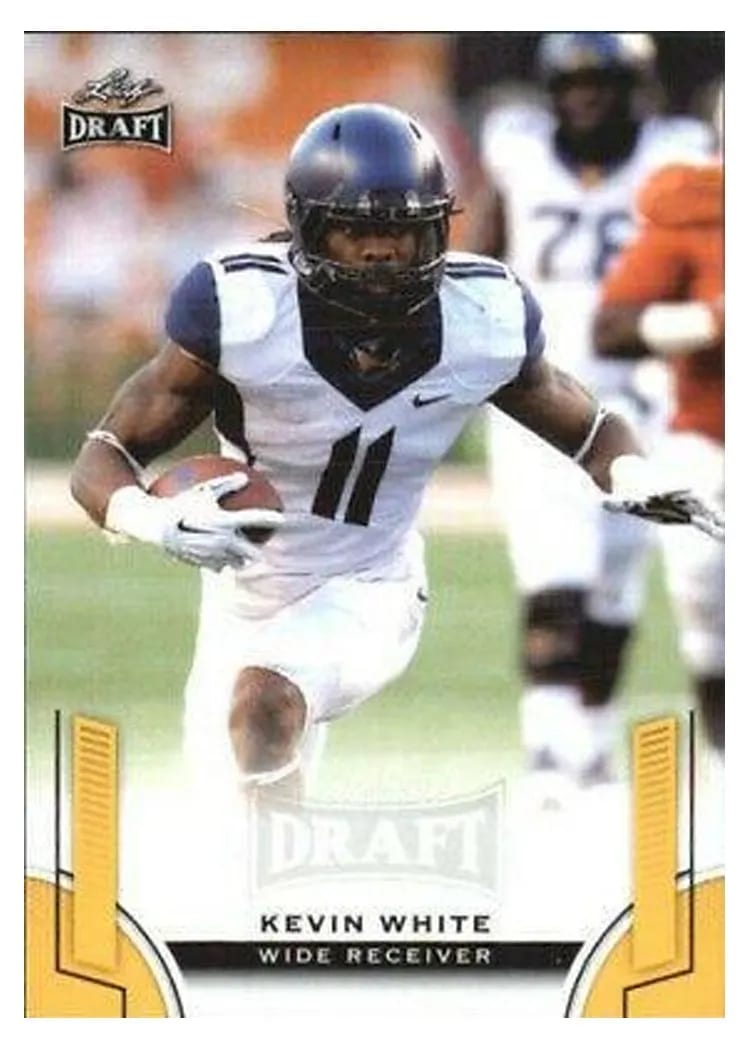 2015 Leaf Draft Kevin White Gold #35 card