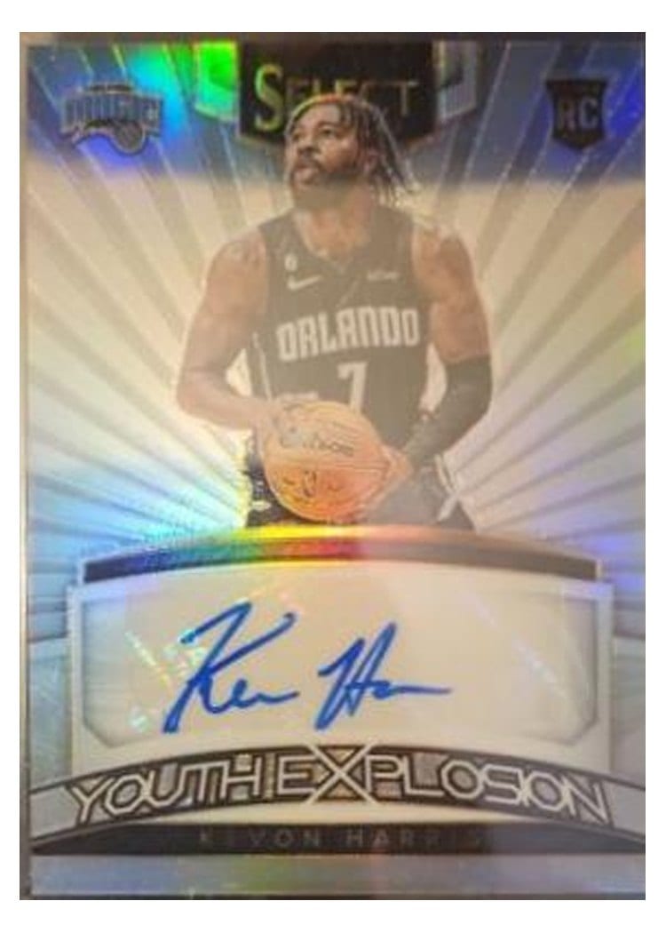 2022-23 Panini Select Youth Explosion Signatures Kevon Harris #YES-KVH card
