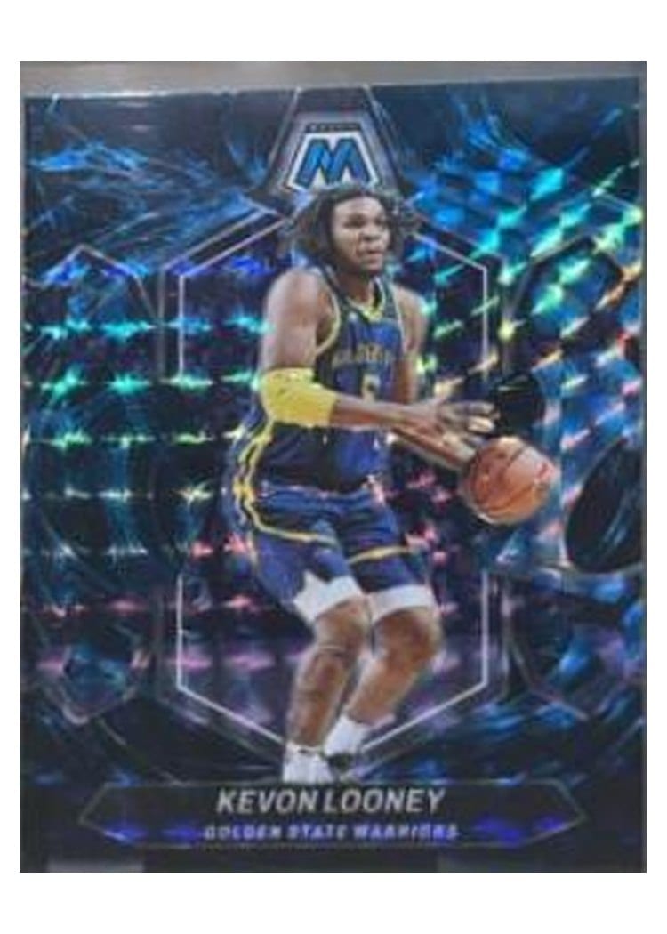 2023-24 Panini Mosaic Base Set Kevon Looney Genesis #195 card
