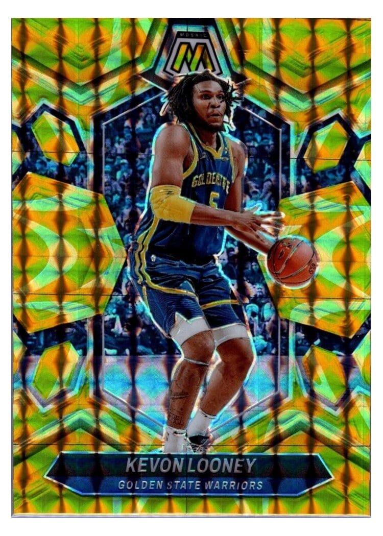 2023-24 Panini Mosaic Base Set Kevon Looney #195 card