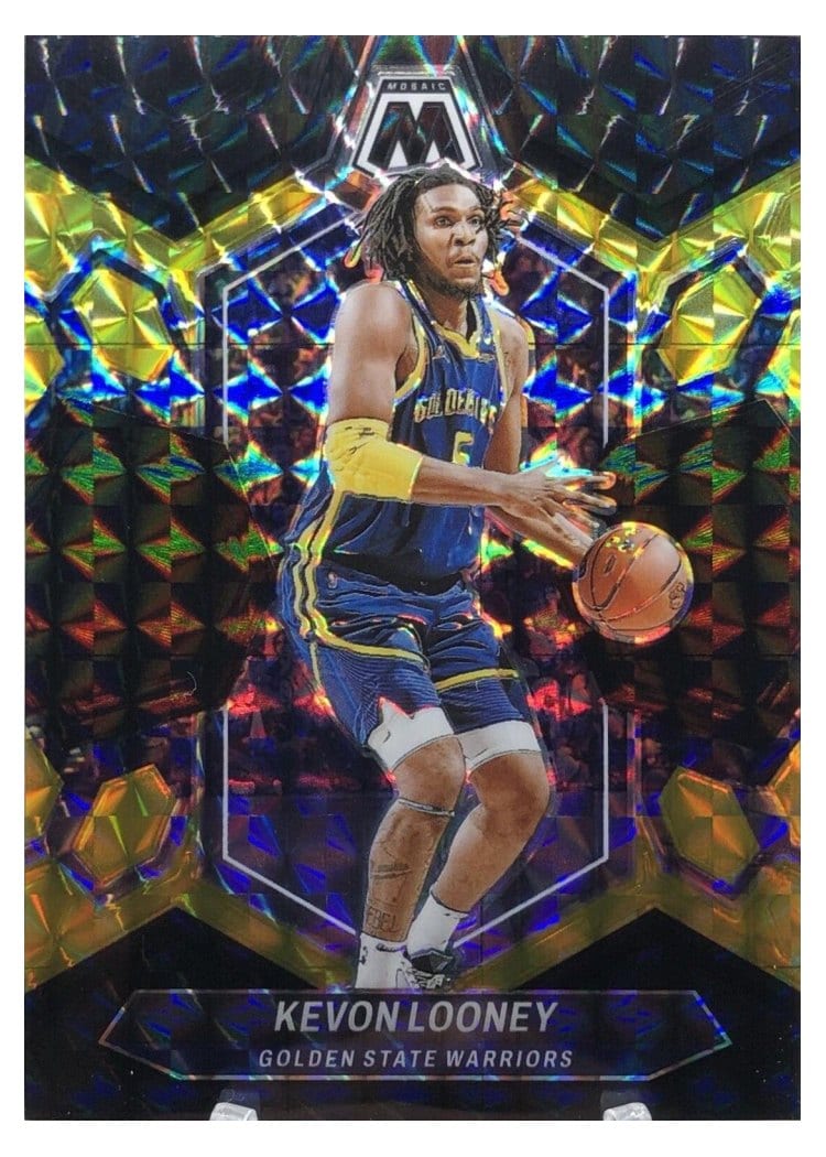 2023-24 Panini Mosaic Base Set Kevon Looney #195 card