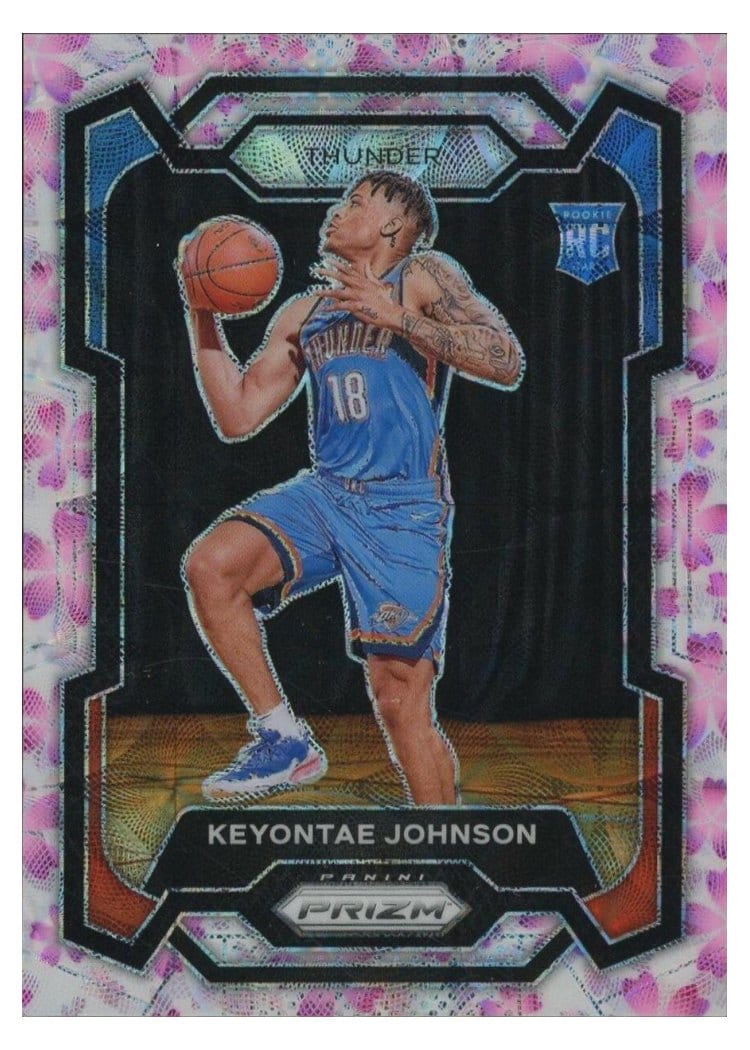 2023-24 Panini Prizm Base Set Keyontae Johnson Choice Cherry Blossom #176 card