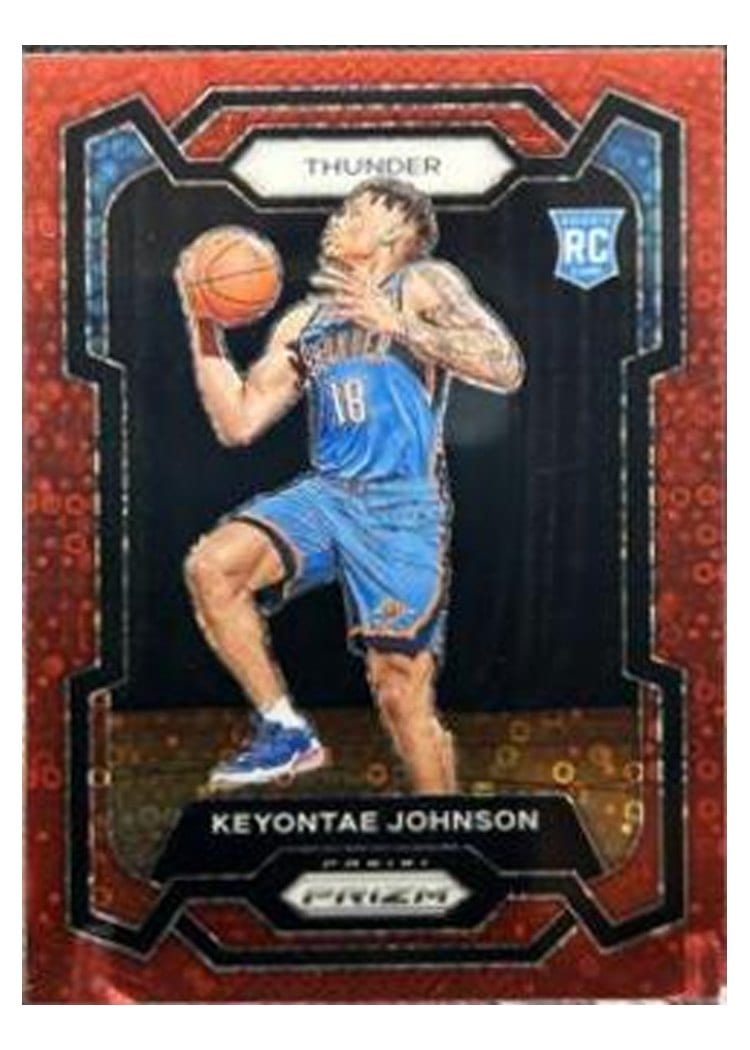 2023-24 Panini Prizm Base Set Keyontae Johnson Fast Break Red #176 card