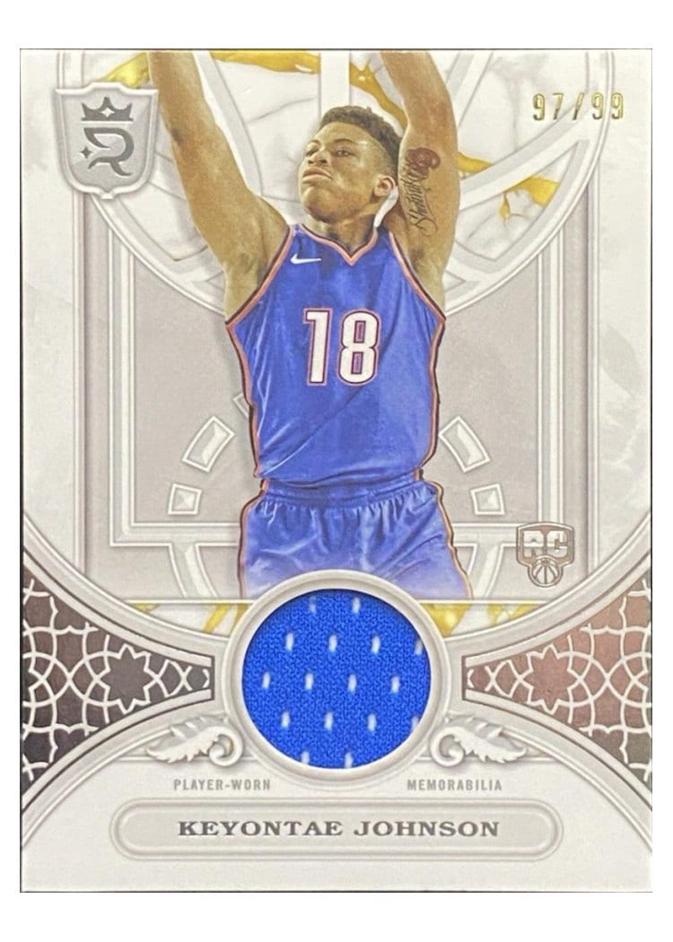 2023-24 Topps Royalty Round Ball Relics Keyontae Johnson #RBR-KJ card
