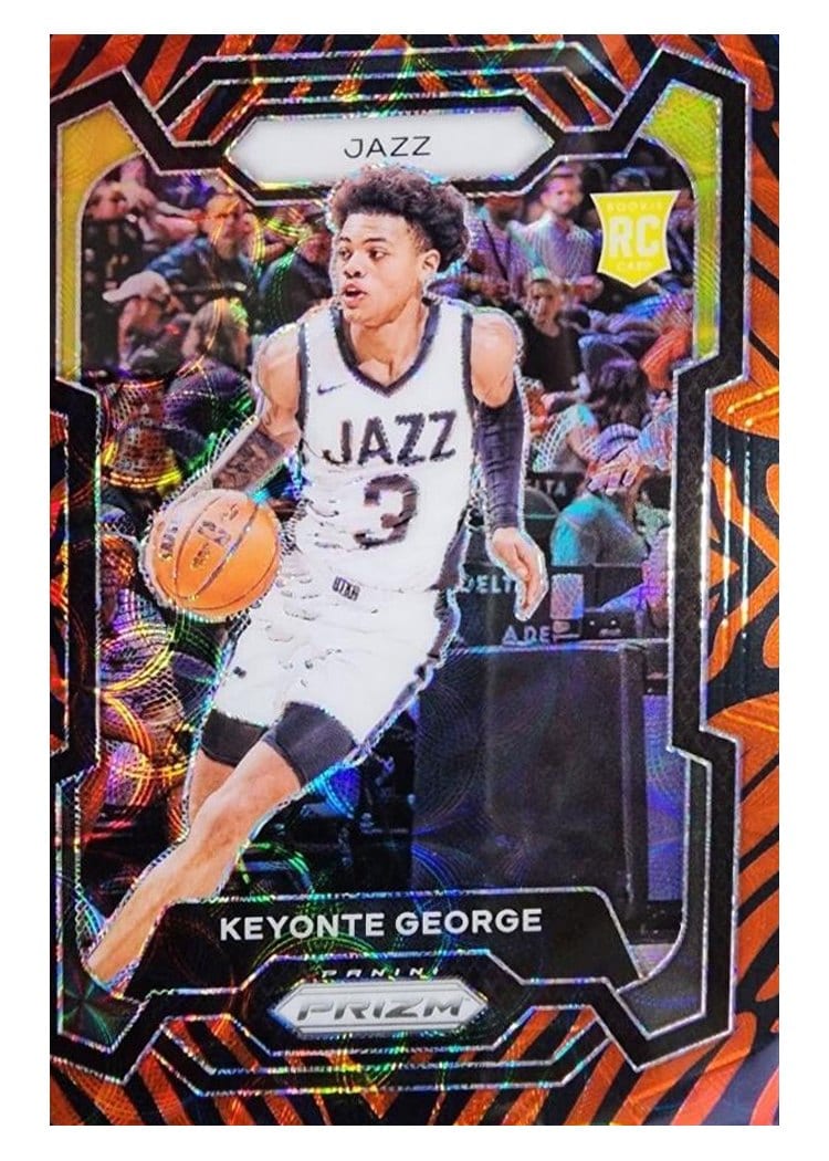 2023-24 Panini Prizm Base Set Keyonte George #127 card