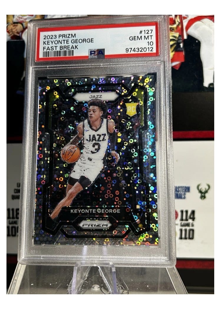 2023-24 Panini Prizm Base Set Keyonte George #127 card