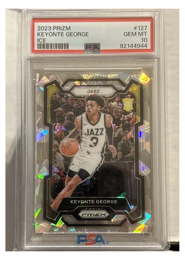 2023-24 Panini Prizm Base Set Keyonte George #127 card