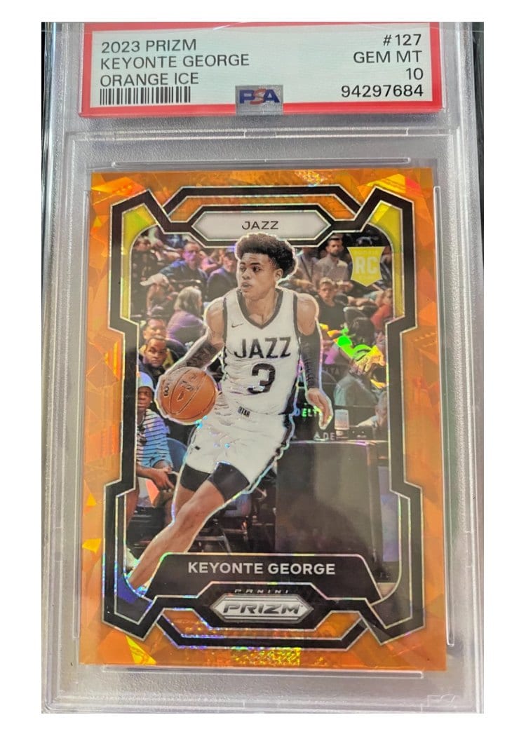 2023-24 Panini Prizm Base Set Keyonte George #127 card