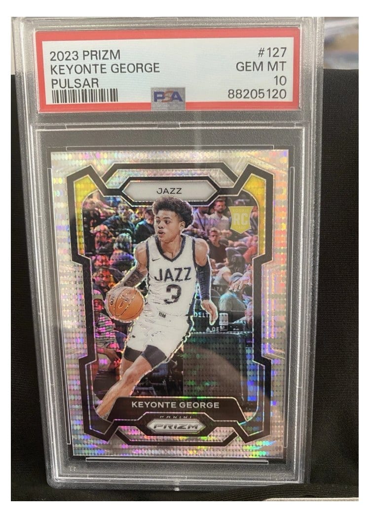 2023-24 Panini Prizm Base Set Keyonte George #127 card