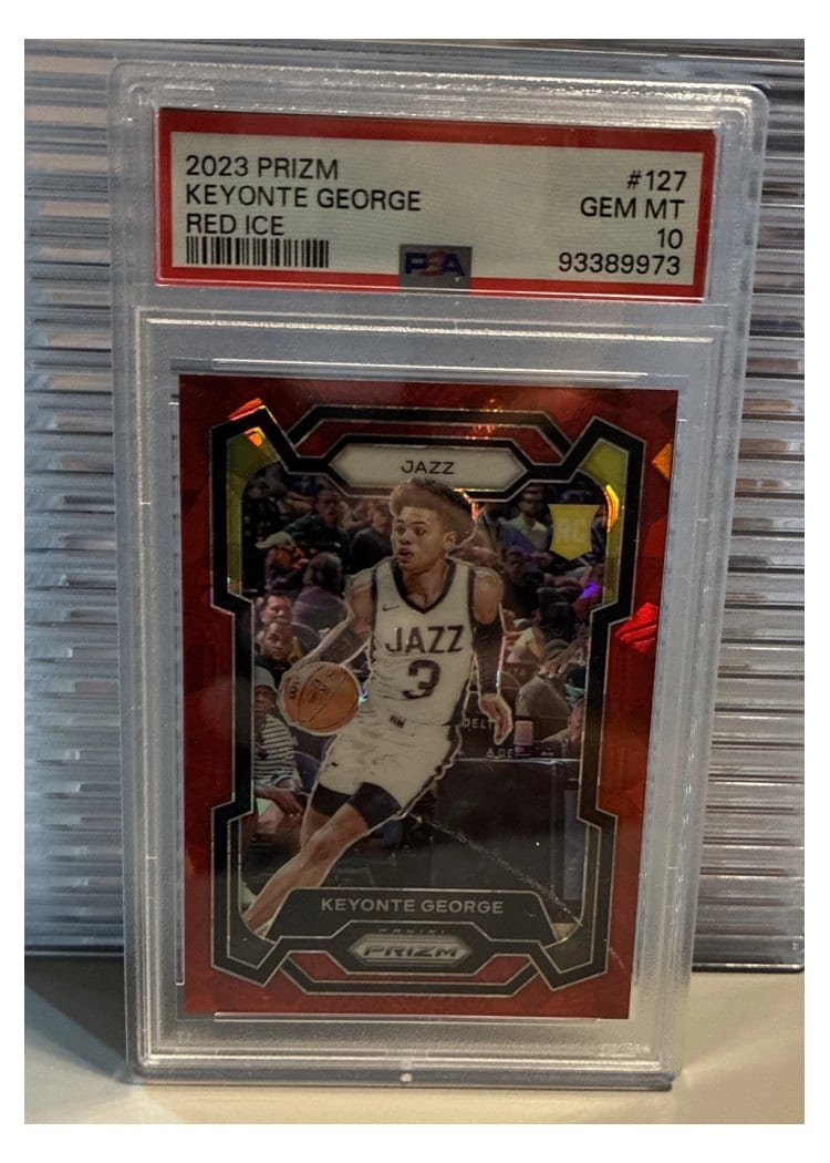 2023-24 Panini Prizm Base Set Keyonte George #127 card