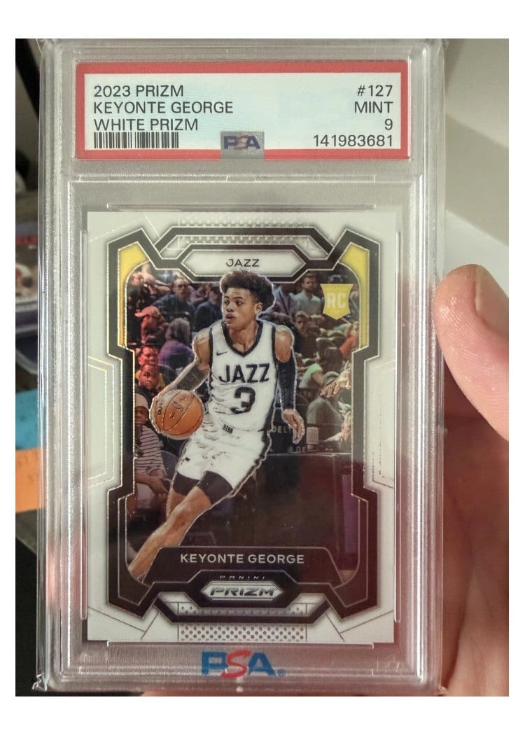2023-24 Panini Prizm Base Set Keyonte George #127 card