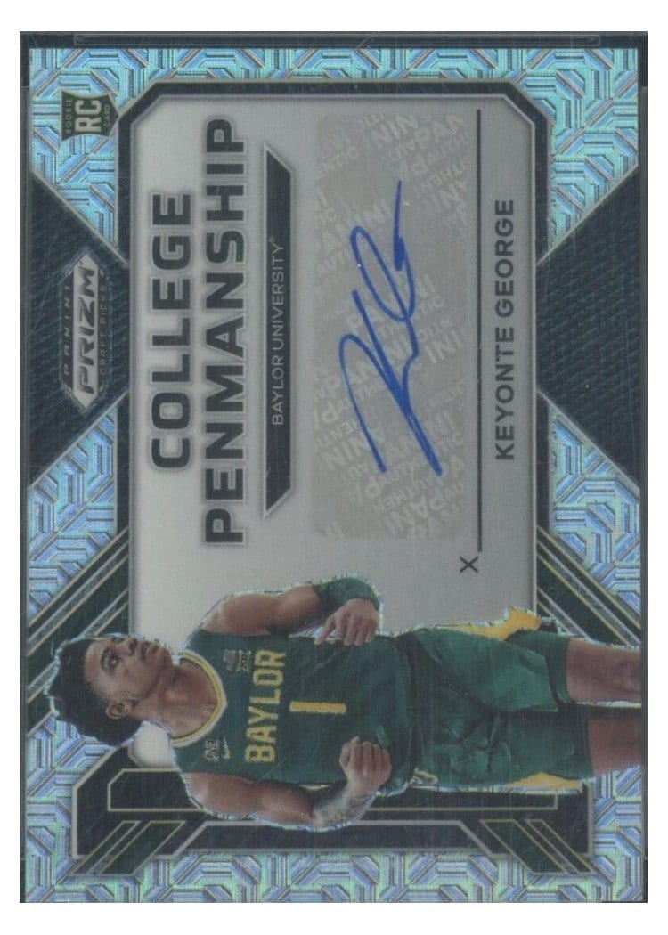 2023-24 Panini Prizm Rookie Penmanship Keyonte George #RP-KEY card