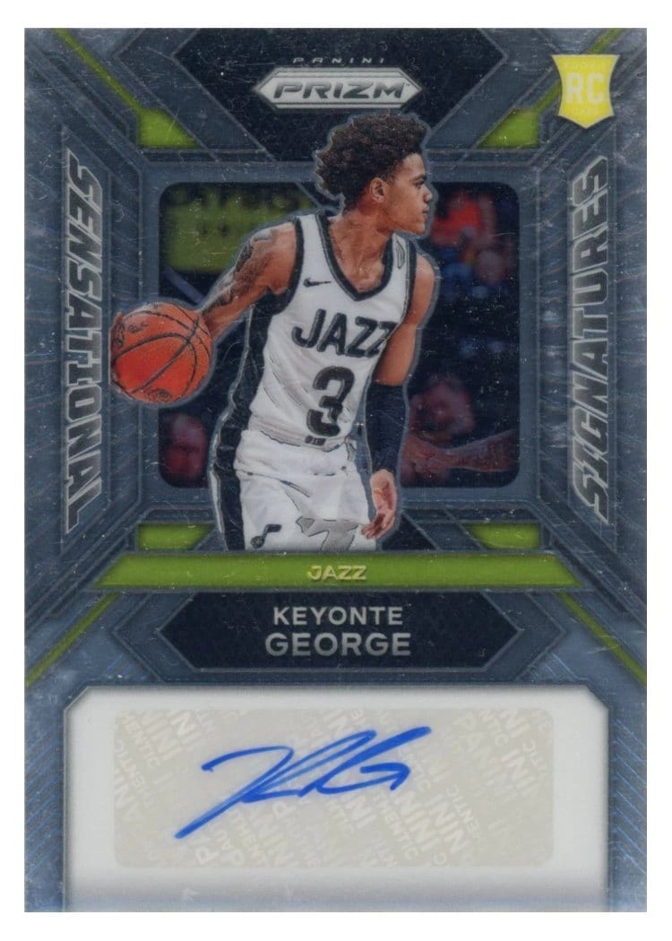 2023-24 Panini Prizm Sensational Signatures Keyonte George #SS-KG card