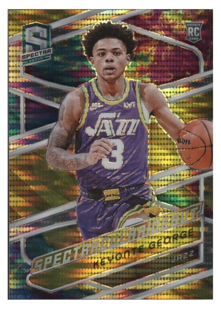 2023-24 Panini Spectra Base Set Keyonte George #182 card