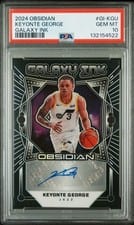 2024-25 Panini Obsidian Galaxy Ink Keyonte George #GI-KGU card