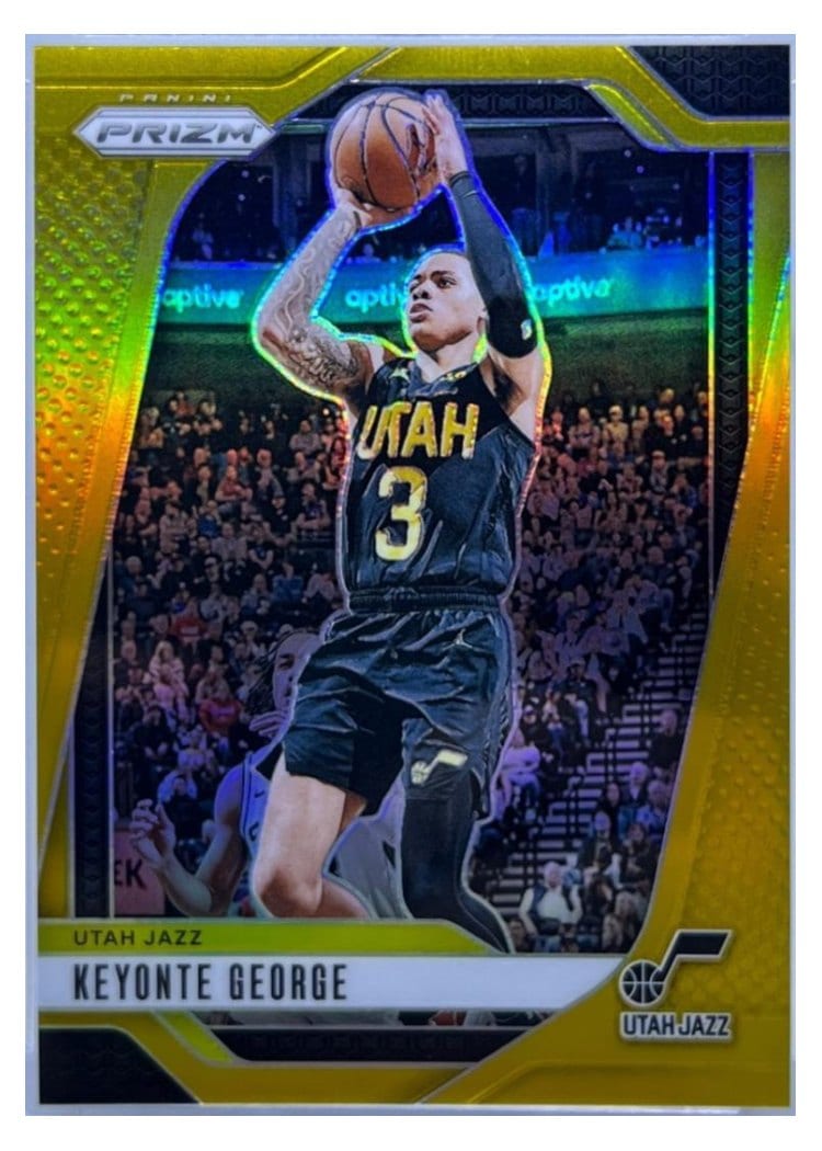 2024-25 Panini Prizm Base Set Keyonte George Gold #87 card