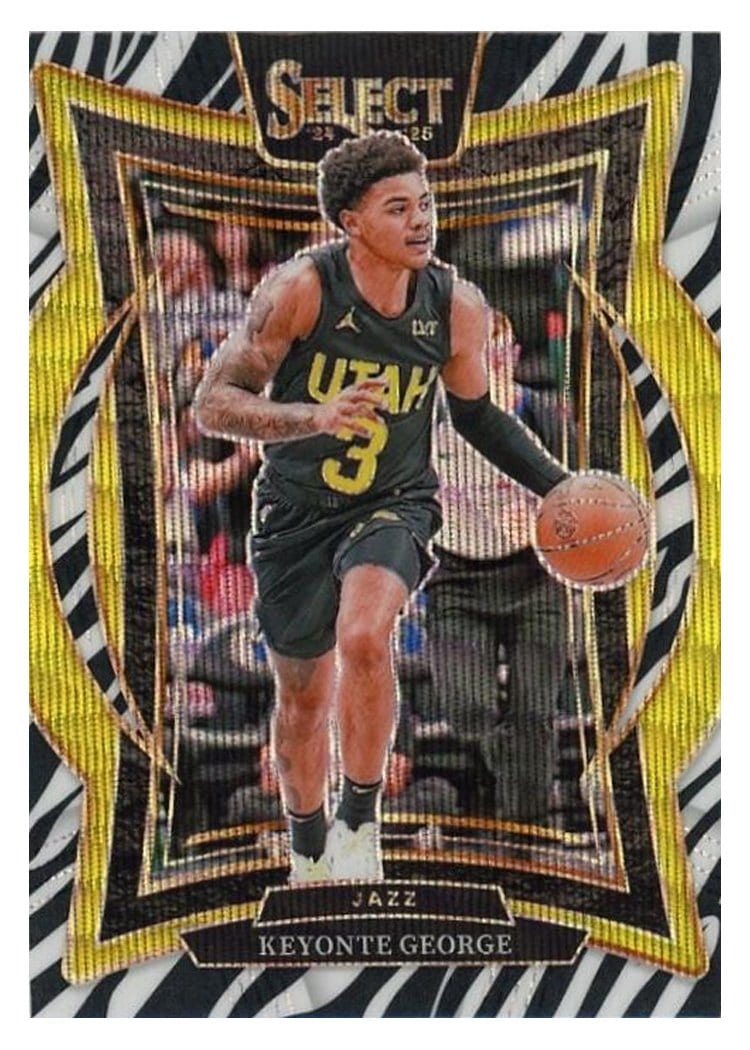 2024-25 Panini Select Base Set Keyonte George #49 card