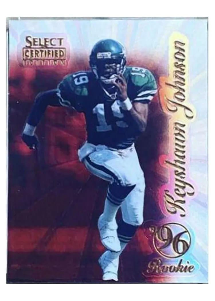 1996 Select Certified Keyshawn Johnson #105 card