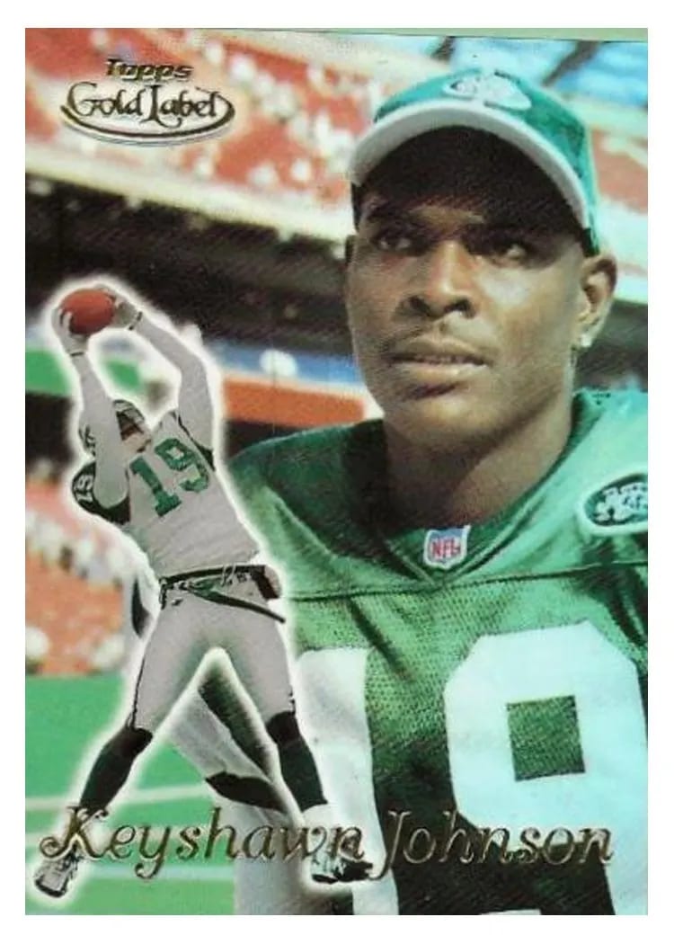 1999 Topps Gold Label Keyshawn Johnson #7 card