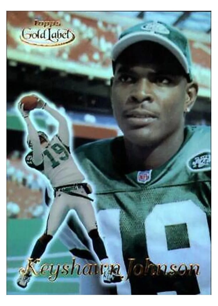 1999 Topps Gold Label Keyshawn Johnson #7 card