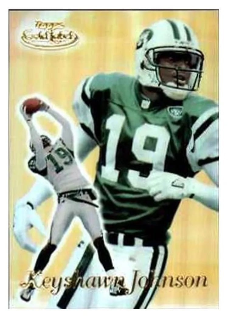 1999 Topps Gold Label Keyshawn Johnson #7 card