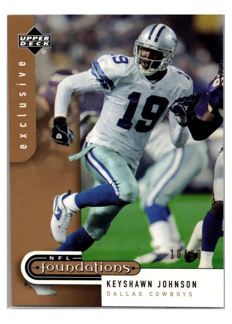 2005 Upper Deck Foundations Keyshawn Johnson #25 card