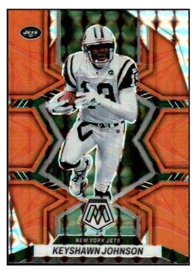 2022 Panini Mosaic Base Set Keyshawn Johnson Reactive Orange #155 card