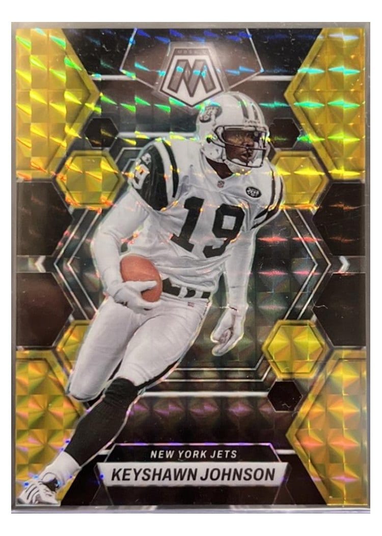 2023 Panini Mosaic Base Set Keyshawn Johnson Choice Black Gold #81 card