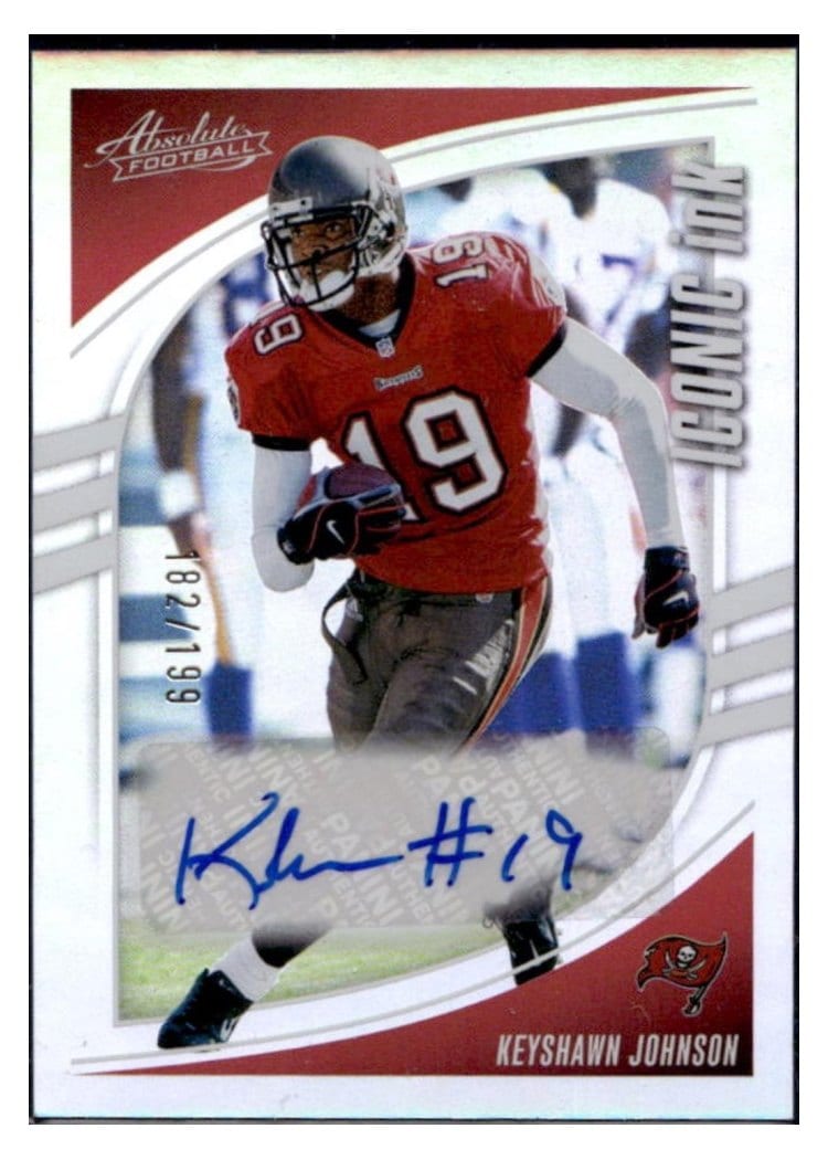 2025 Panini Absolute Iconic Ink Keyshawn Johnson #II-KJN card
