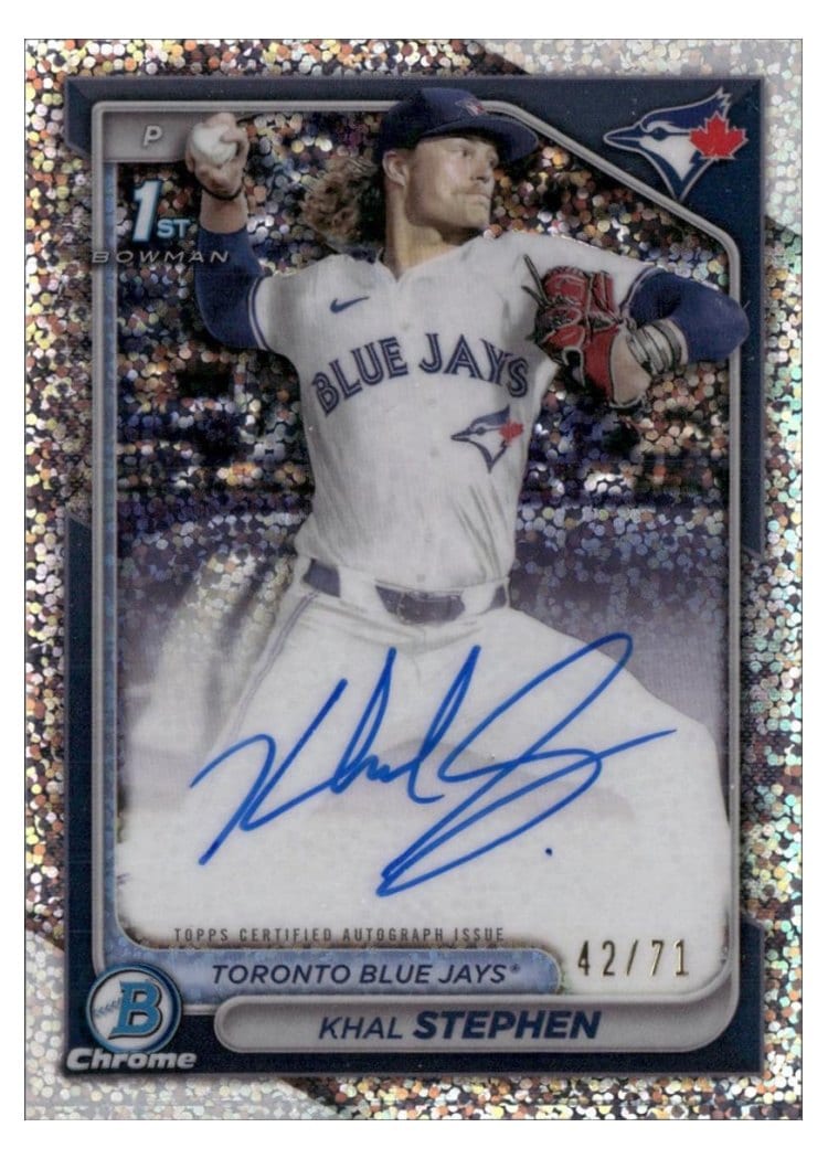 2024 Bowman Draft Chrome Prospect Autographs Khal Stephen #CPA-KS card
