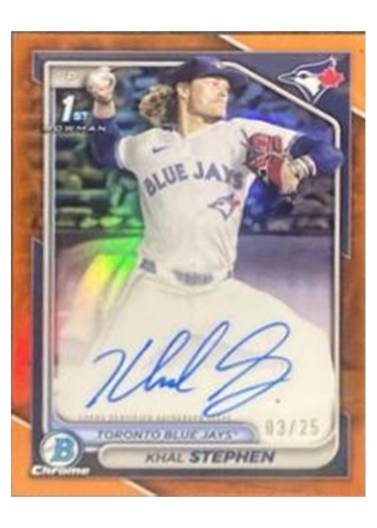 2024 Bowman Draft Chrome Prospect Autographs Khal Stephen #CPA-KS card