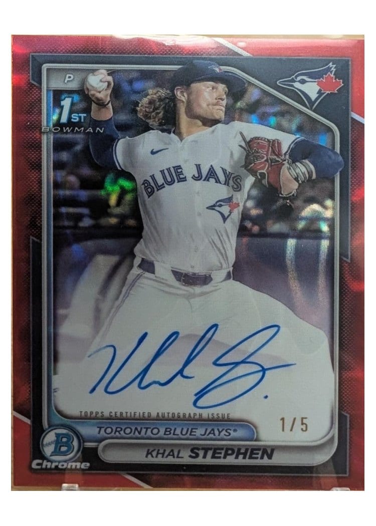 2024 Bowman Draft Chrome Prospect Autographs Khal Stephen #CPA-KS card