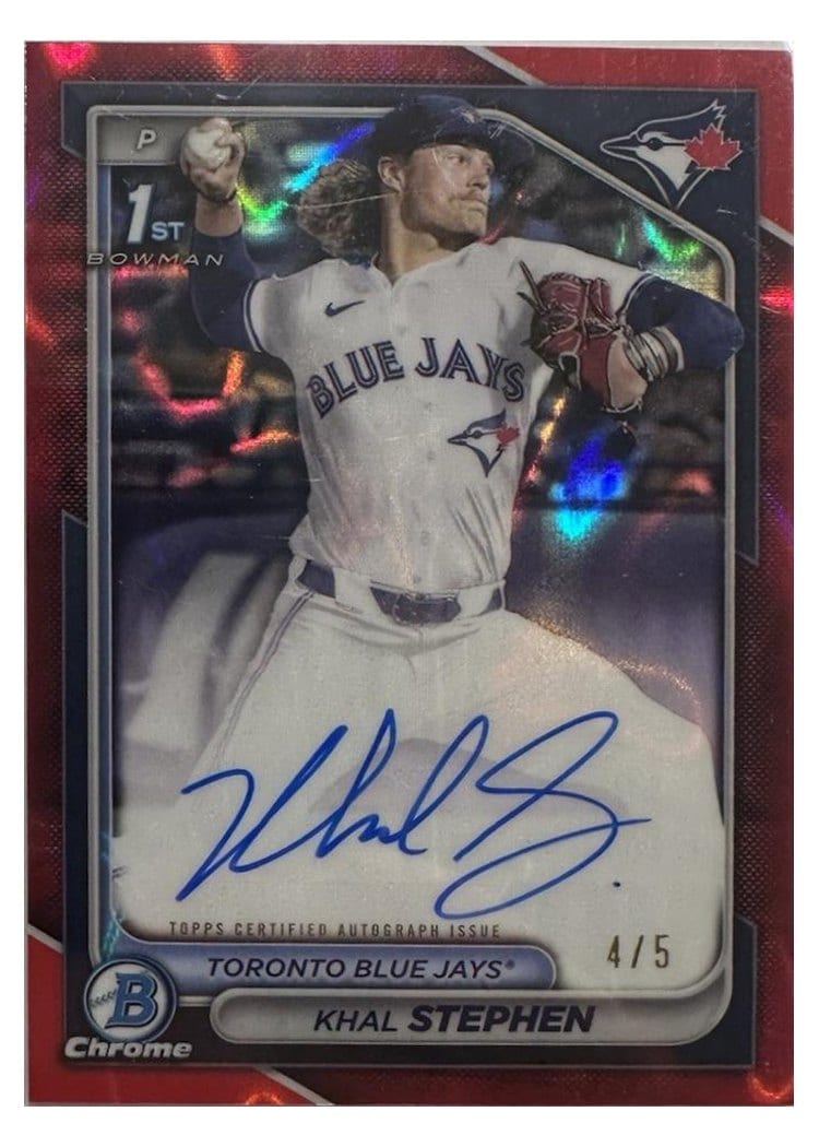 2024 Bowman Draft Chrome Prospect Autographs Khal Stephen #CPA-KS card