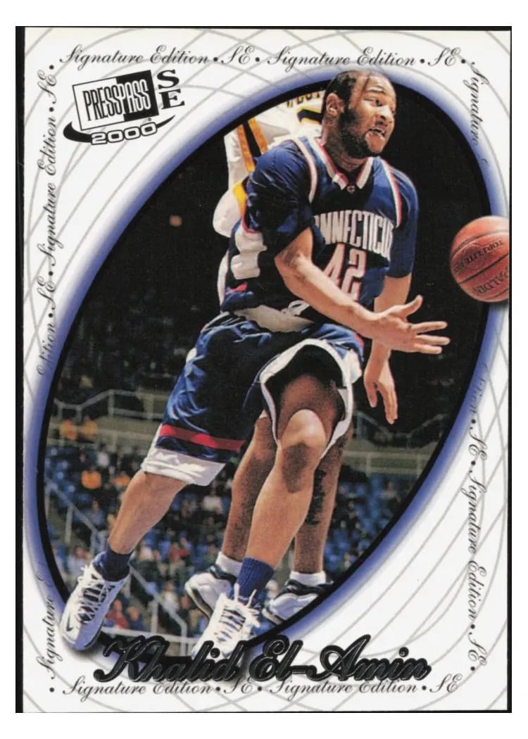 2000 Press Pass SE Khalid El-Amin #18 card
