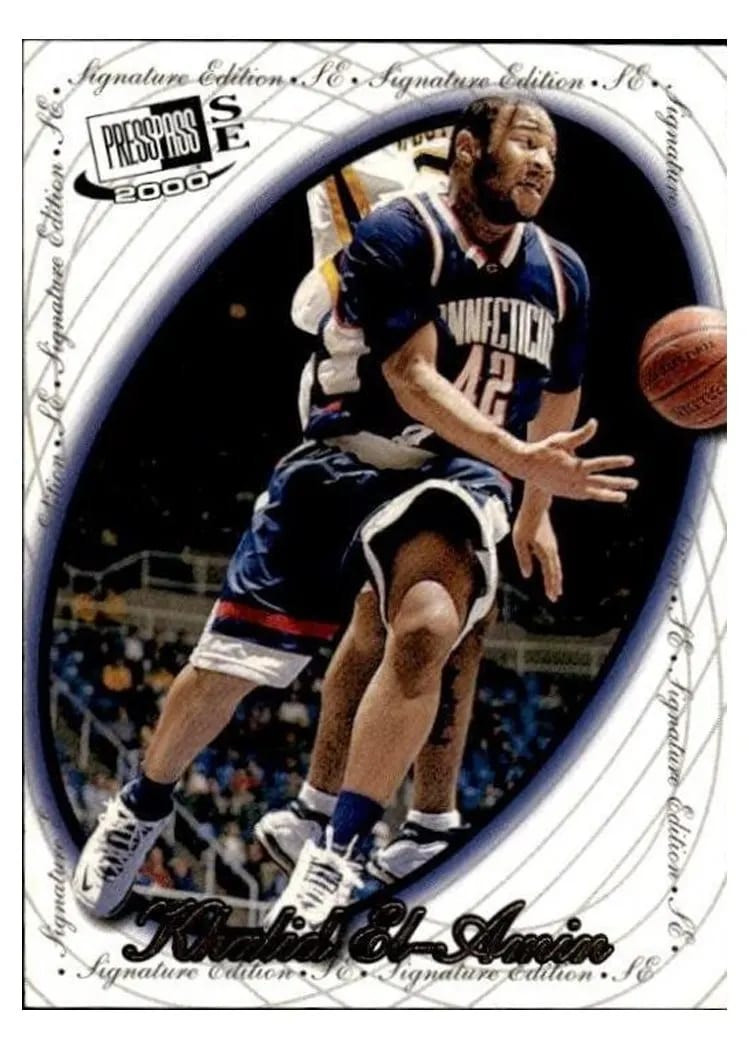 2000 Press Pass SE Khalid El-Amin Alley Oop #18 card