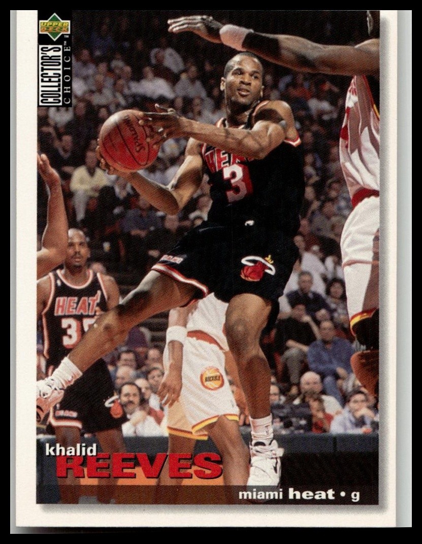 1995-96 Collector's Choice Base Set Khalid Reeves #136 card