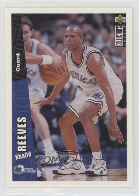 1996-97 Collector's Choice Base Set Khalid Reeves #407 card