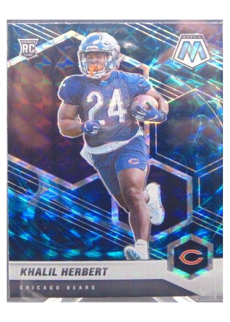 2021 Panini Mosaic Base Set Khalil Herbert Genesis #380 card