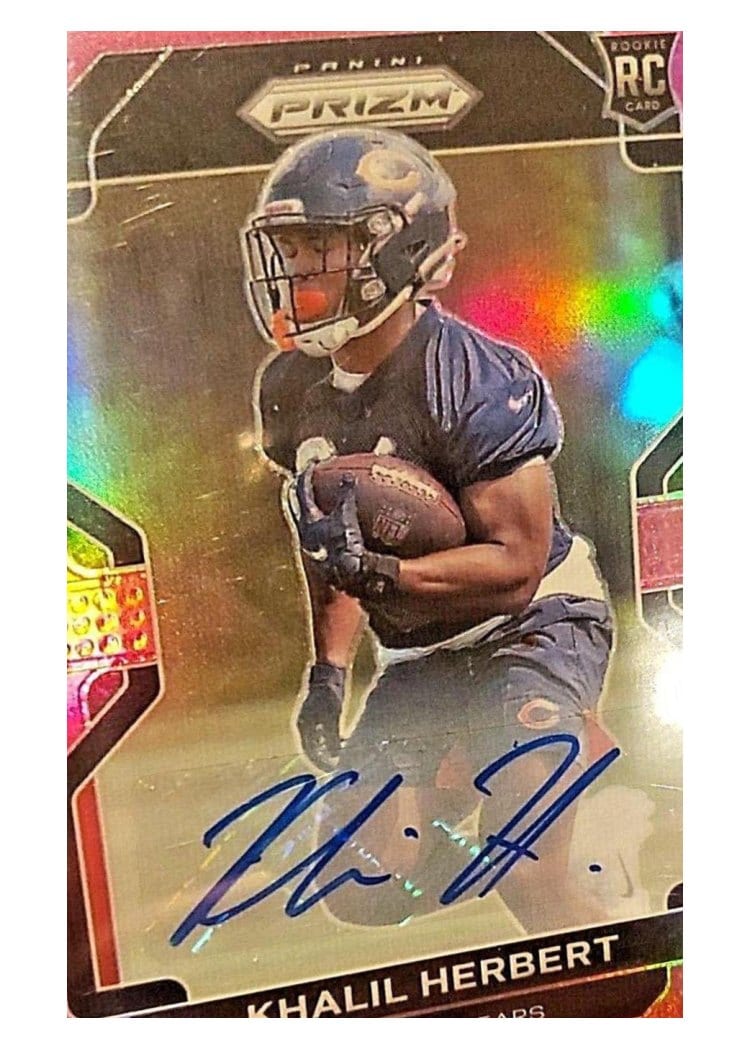 2021 Panini Prizm Base Set Khalil Herbert #425 card