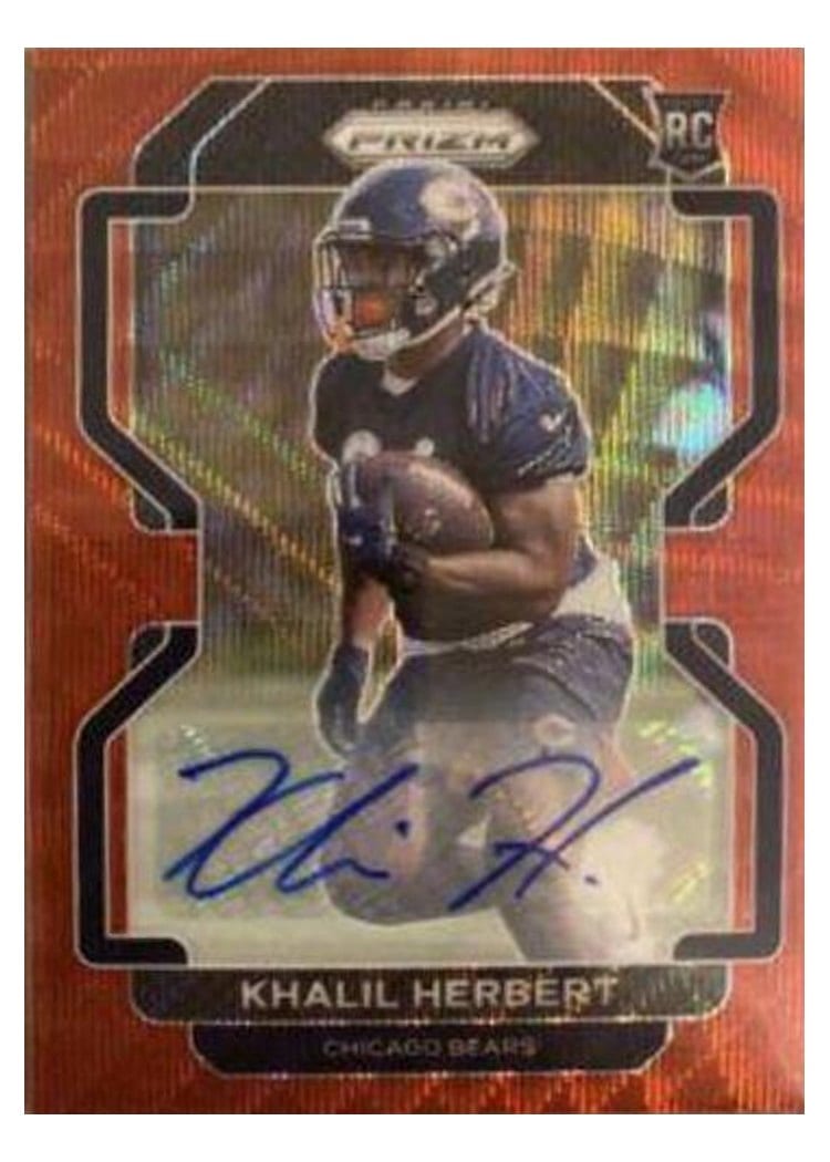 2021 Panini Prizm Base Set Khalil Herbert #425 card
