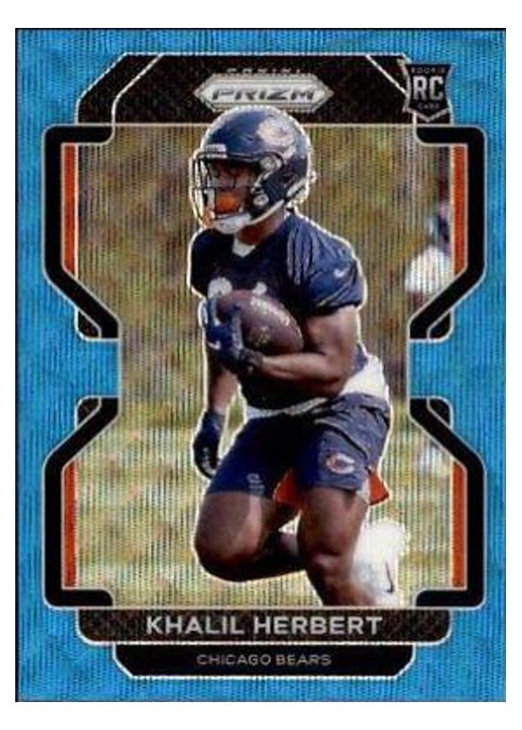 2021 Panini Prizm Base Set Khalil Herbert #425 card
